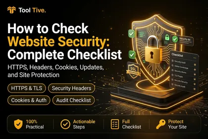How to check website security complete checklist and audit guide
